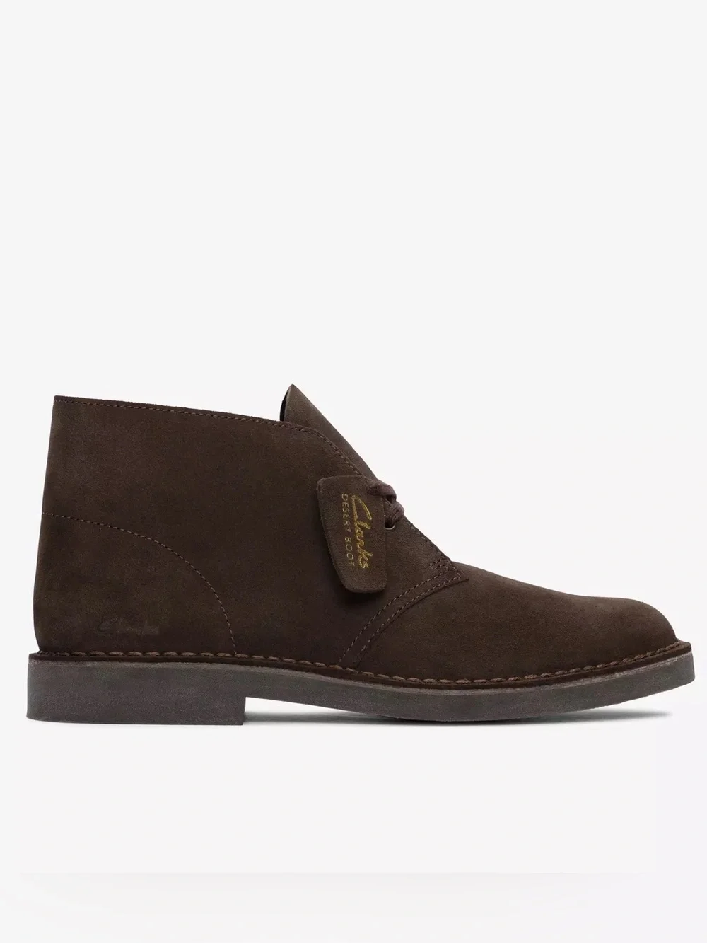 CLARKS Desert Boot Evo Dark Brown Suede 10/43